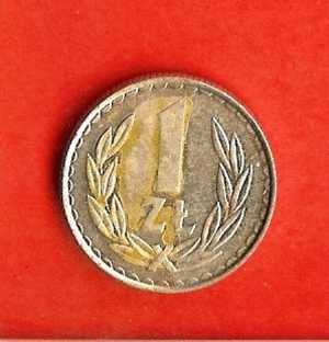 POLSKA 1987 (nicely Used Coin) 1 Zlote Alu Km 49.2 - Poland