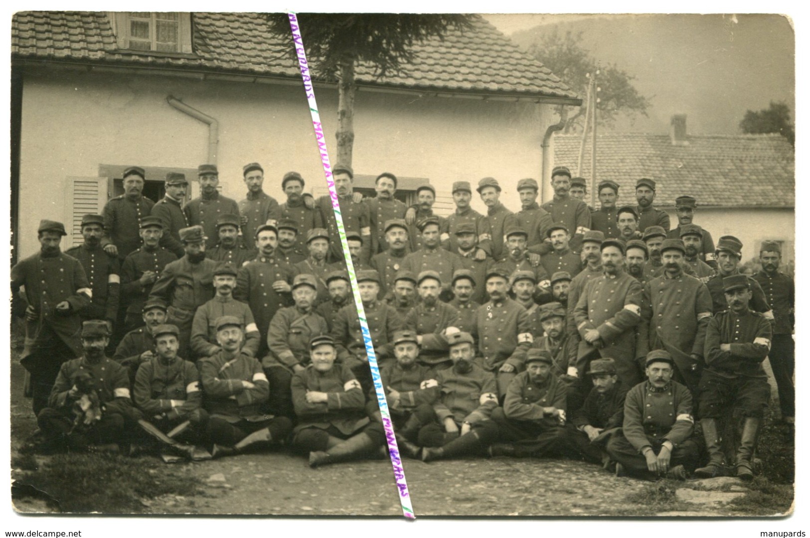 1905 - 1915 / CARTE PHOTO /  13e SIM ( VICHY ) ??? 13e SECTION D' INFIRMIERS MILITAIRES ??? MEDECINS / SERVICE DE SANTE - Guerre, Militaire