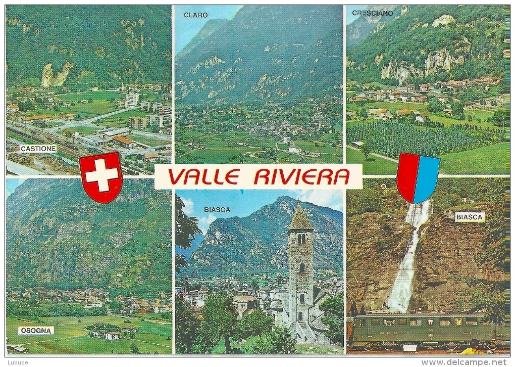 Valle Riviera - Castione, Claro, Cresciano, Osogna, Biasca             Ca. 1980 - Biasca