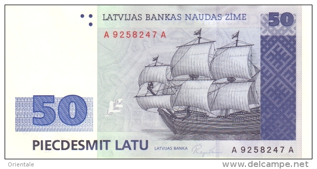 LATVIA P. 46 50 L 1992 UNC - Lettonie