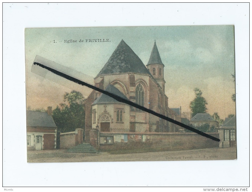 CPA  - Eglise De Friville - Friville Escarbotin