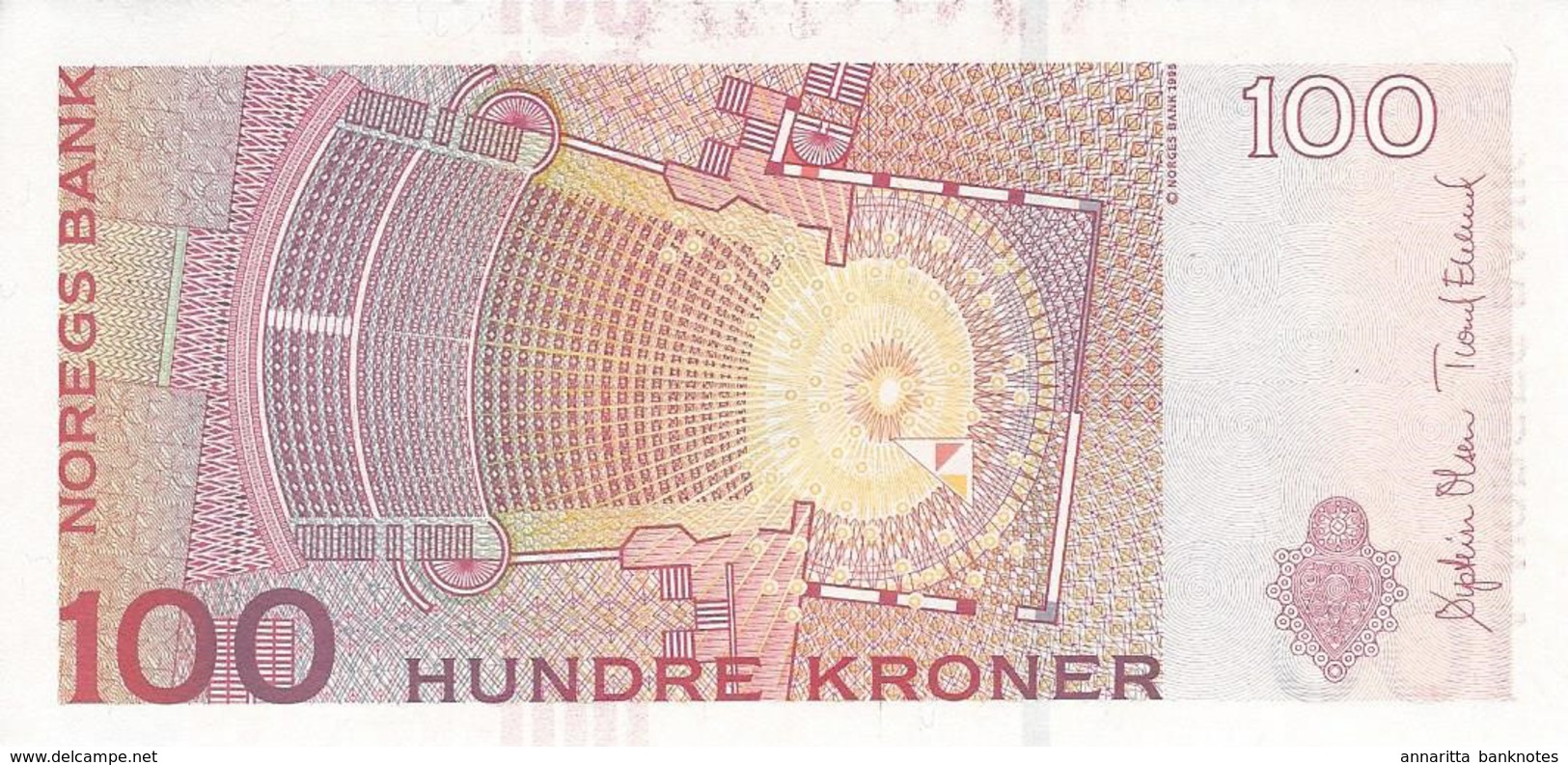 Norway 100 Kroner 2014, UNC (P-49e, ) - Noorwegen