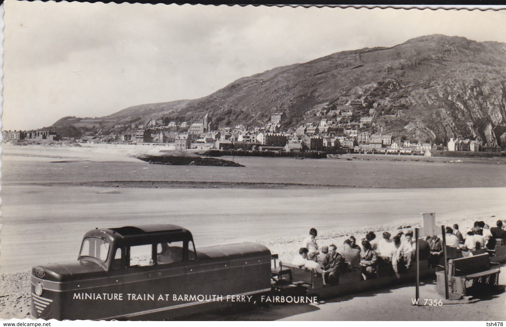 PAYS DE GALLES---RARE--miniature Train At BARMOUTH FERRY--fairbourne--voir 2 Scans - Merionethshire