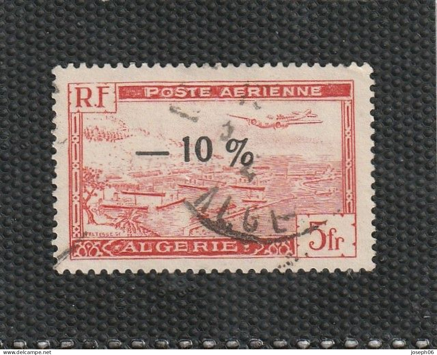 ALGERIE    1946-47  Poste Aérienne  N° 1  à  6  -  1A   Complet  Oblitéré  Frais De Gestion Compris - Algeria (1962-...)