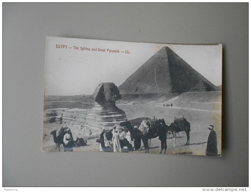 EGYPTE THE SPINX AND GREAT PYRAMID - Pyramides