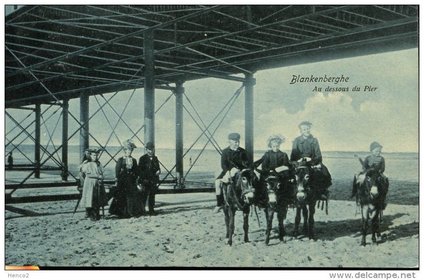 Blankenberghe - Au Dessous Du Pier (1908) - Blankenberge