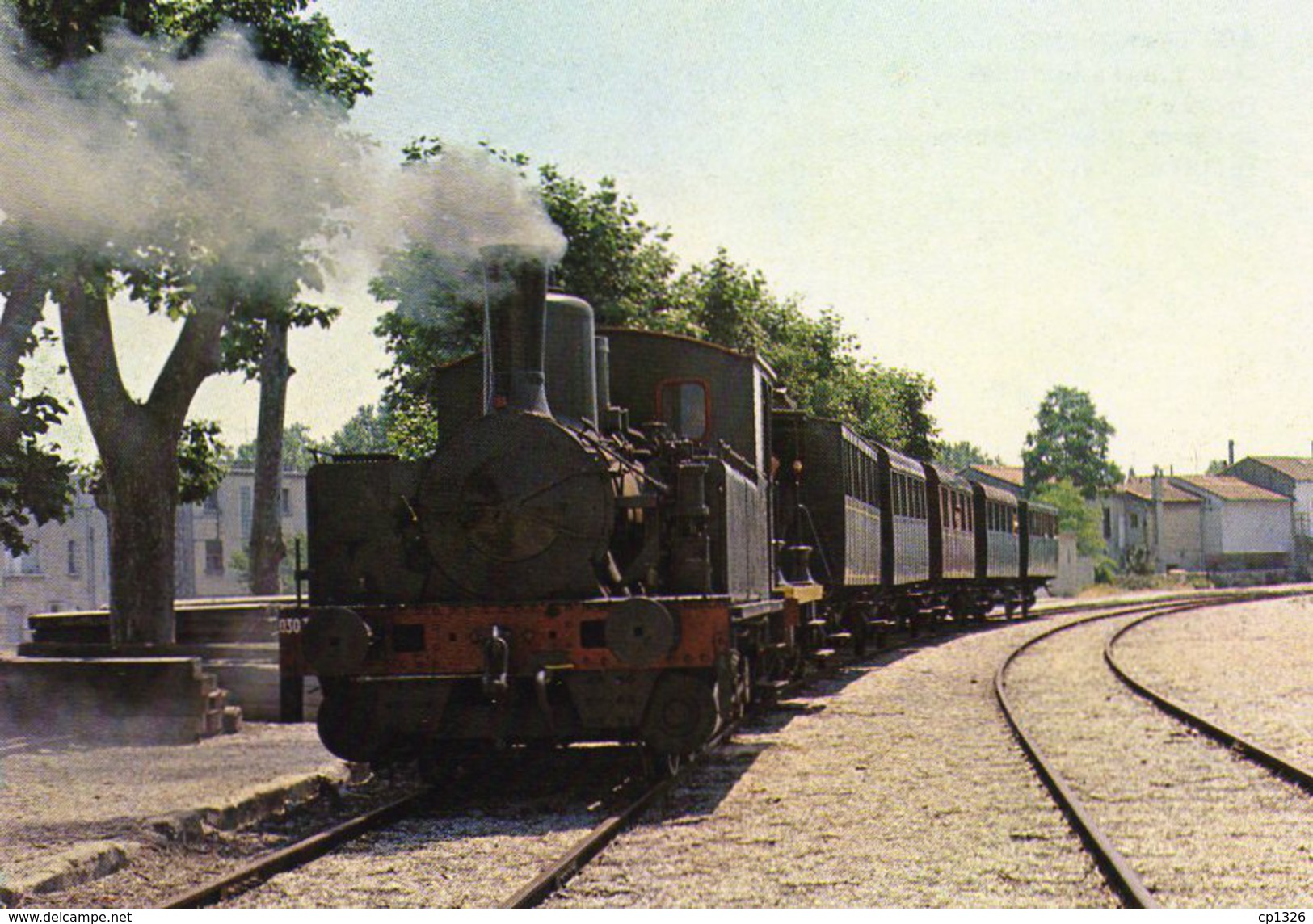 611Or   Train AJECTA Provence Ligne D´Arles à Fontvieille Premiere Vapeur Du Chemin De Fer Des Alpilles 1978 - Trains