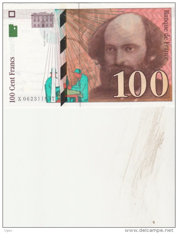 - Billet De 100 FRANCS  Cézanne  1998  NEUF - 005 - 100 F 1997-1998 ''Cézanne''