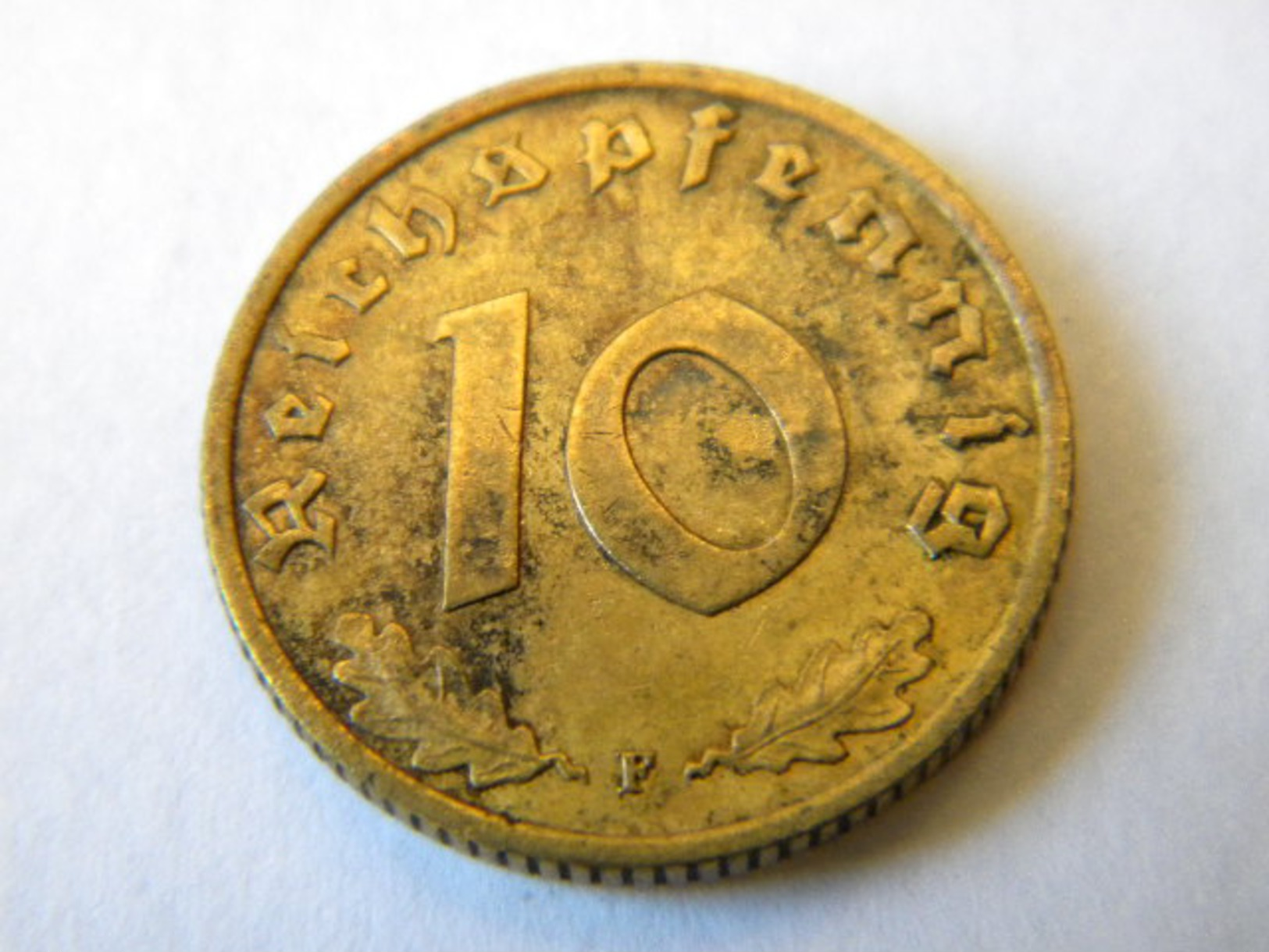 ALLEMAGNE - 10 REICHSPFENNIG 1939.F. - 10 Reichspfennig