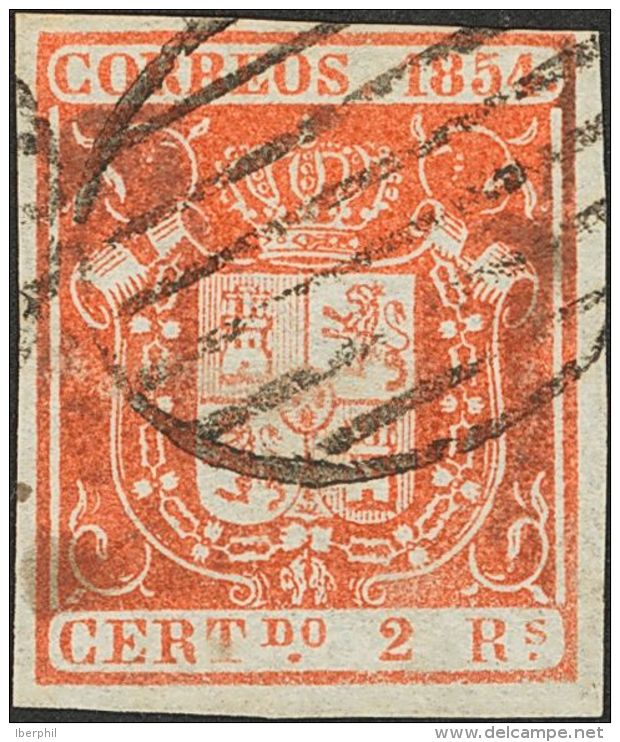 25 &ordm; 2 Reales Rojo. MAGNIFICO. @Edifil 2017: 147&euro; - Ungebraucht