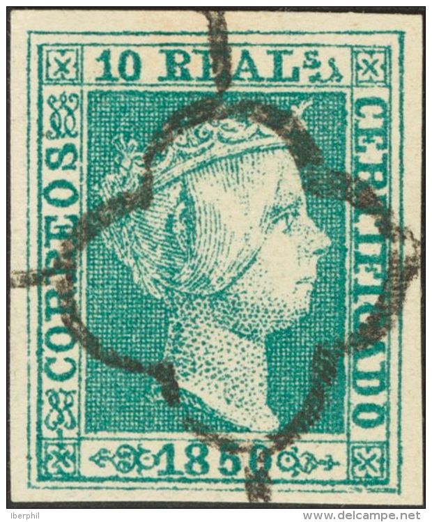 5F &ordm; 10 Reales Verde. FALSO SPERATI, Al Dorso Marca De La B.P.A. MAGNIFICO. - Nuevos