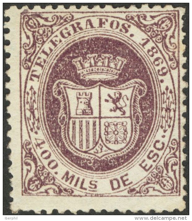 30 * 400 Mils Violeta. Color Intenso. MAGNIFICO. @Edifil 2017: 240&euro; - Télégraphe