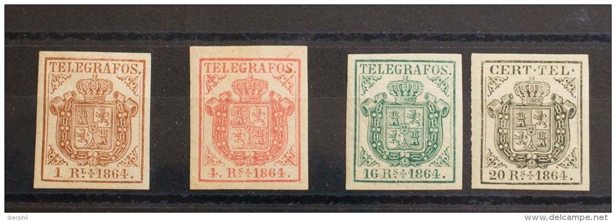 1/4 * Serie Completa. MAGNIFICA Y RARA. @Edifil 2017: 1115&euro; - Télégraphe