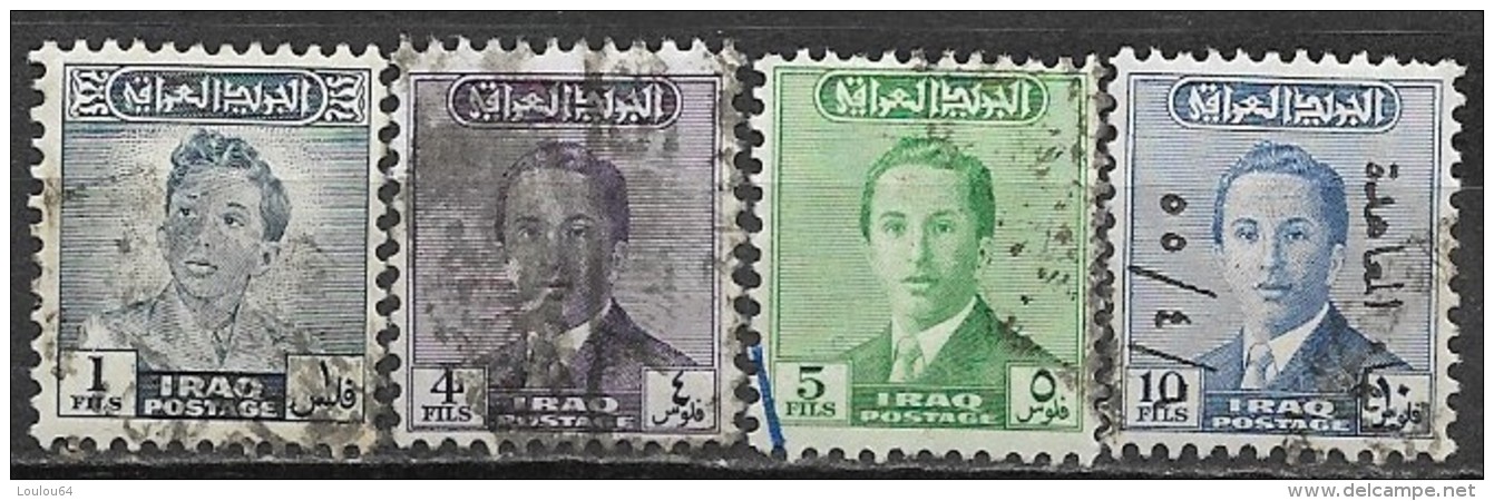 Timbres - Asie - Iraq - 1955 - Lot De 4 Timbres - - Iraq