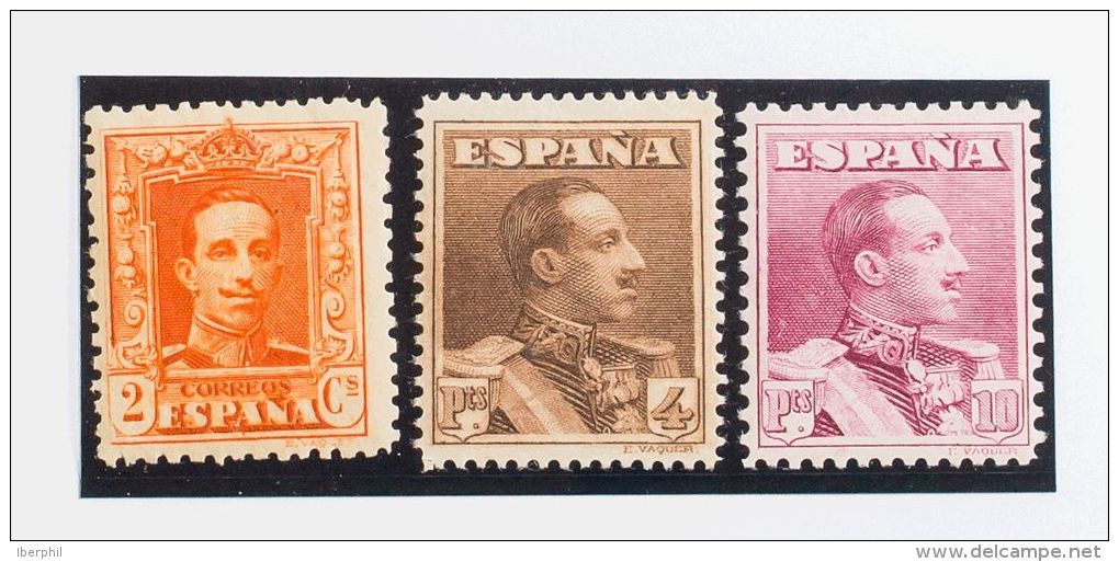 310ec, 322ec, 323ec * 2 Cts Naranja, 4 Pts Casta&ntilde;o Y 10 Pts Lila Carmín. ERRORES DE COLOR. MAGNIFICOS. @Ed - Nuevos