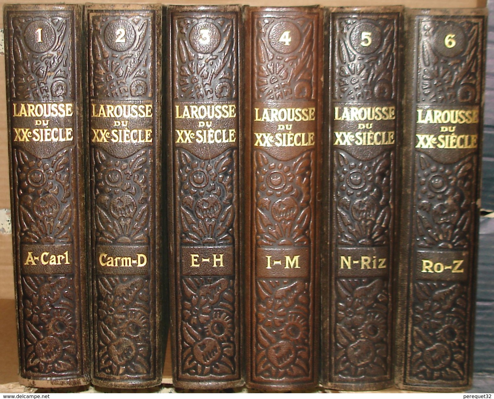 LAROUSSE DU XXeme Siécle En 6 Volumes.1928-1933.Poids + De 30 Kgs (Envoi En 2 Colis) - Dictionaries