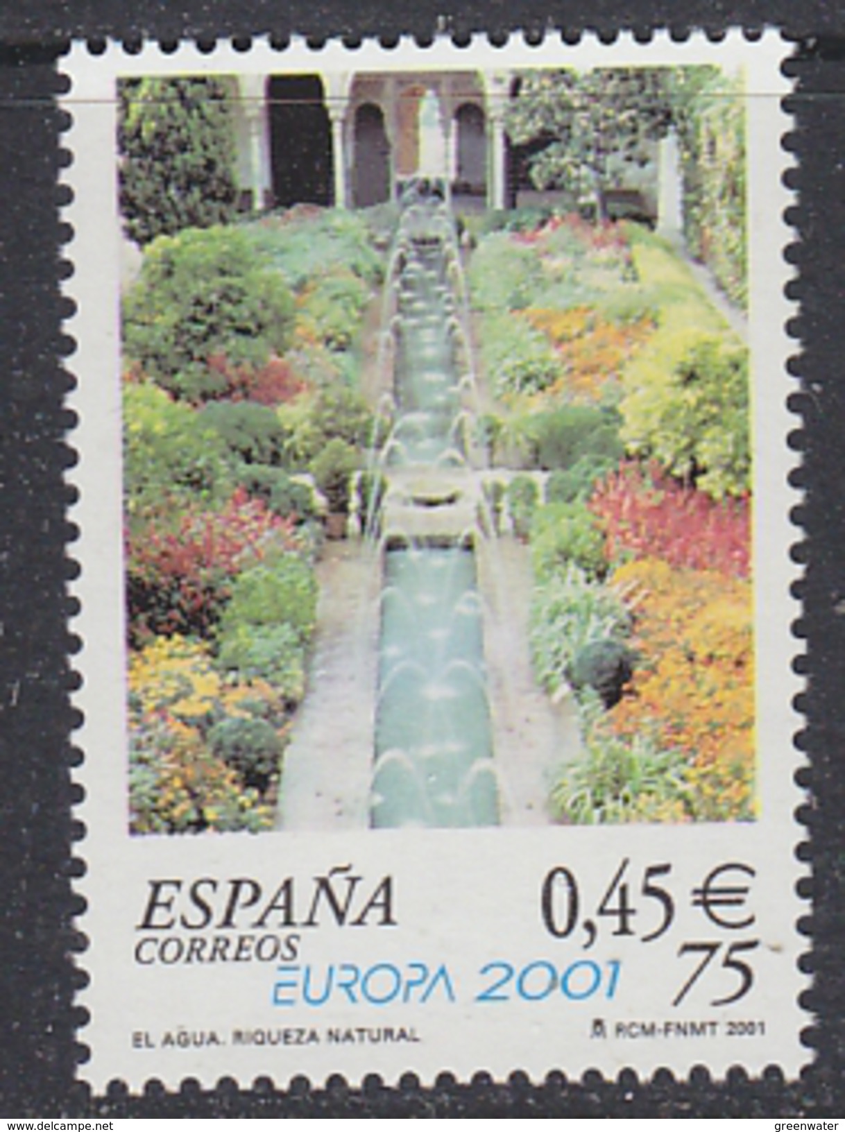 Europa Cept 2001 Spain 1v ** Mnh (33873E) - 2001