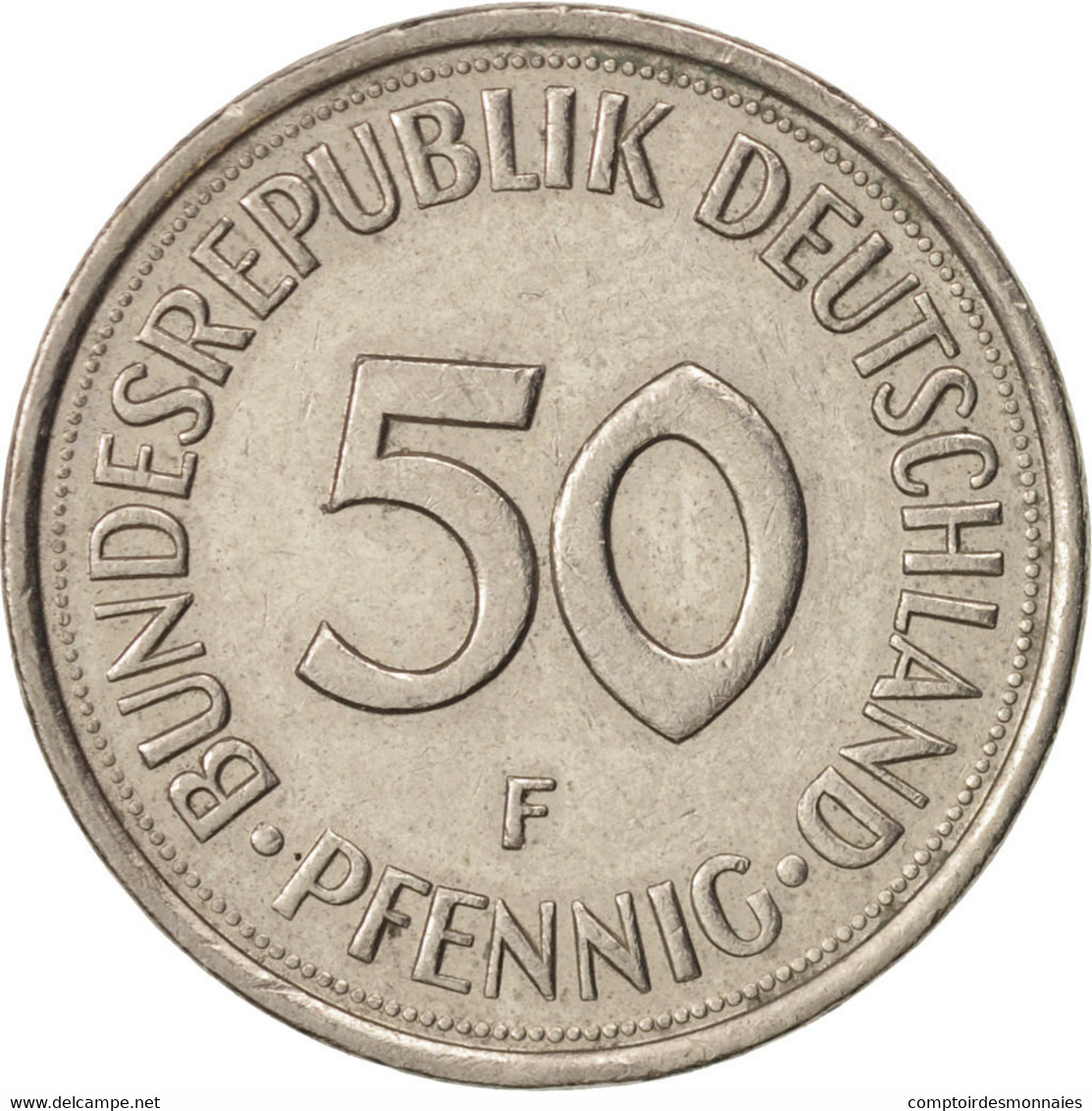 Monnaie, République Fédérale Allemande, 50 Pfennig, 1979, Stuttgart, SUP - 50 Pfennig