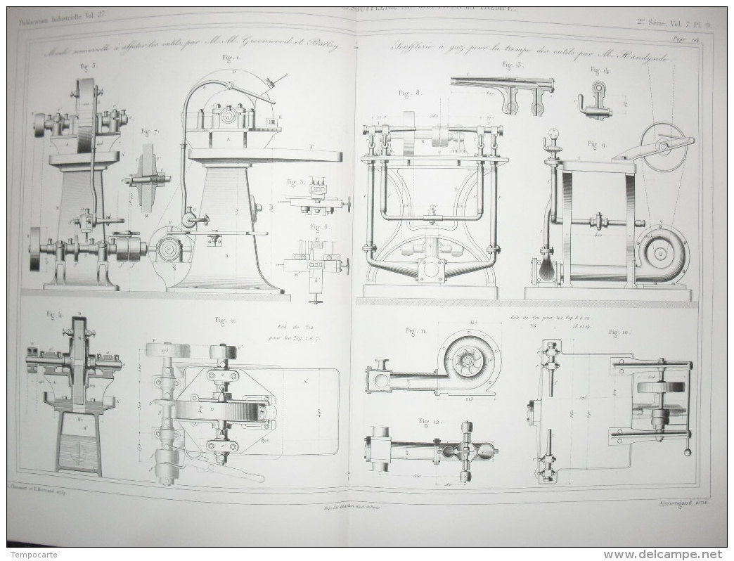 Meule Universelle à Affuter - Soufflerie Au Gaz Pour La Trempe - Machines