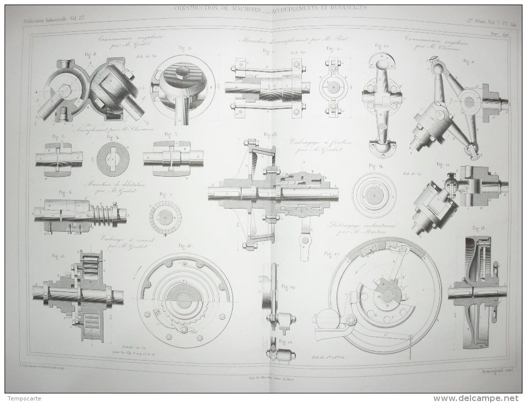 Construction De Machines - Accouplements Et Débrayages - Machines