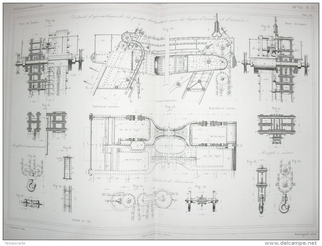 Grand Appareil De Transbordement Et De Mâtage - Détails - Machines