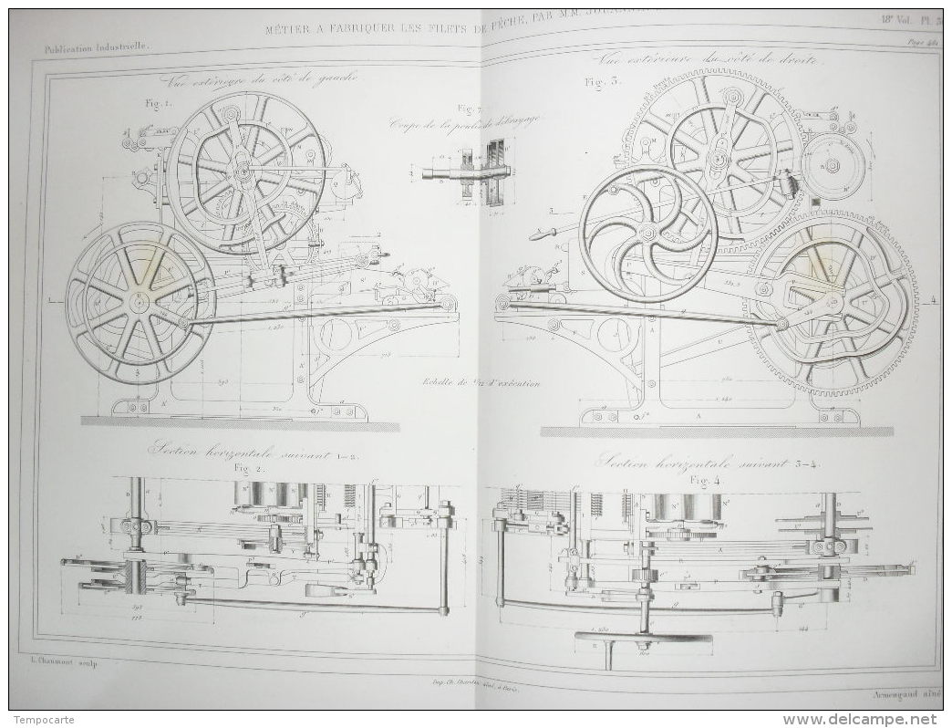 Métier à Fabriquer Les Filets De Pêche - Machines