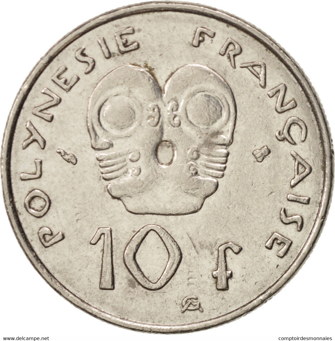 Monnaie, French Polynesia, 10 Francs, 2000, Paris, TTB+, Nickel, KM:8 - Polynésie Française