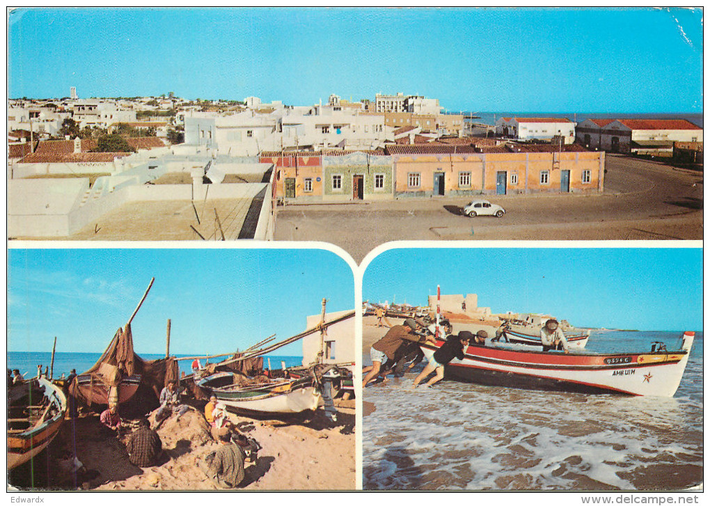 Quarteira, Portugal Postcard Posted 1977 Stamp - Faro