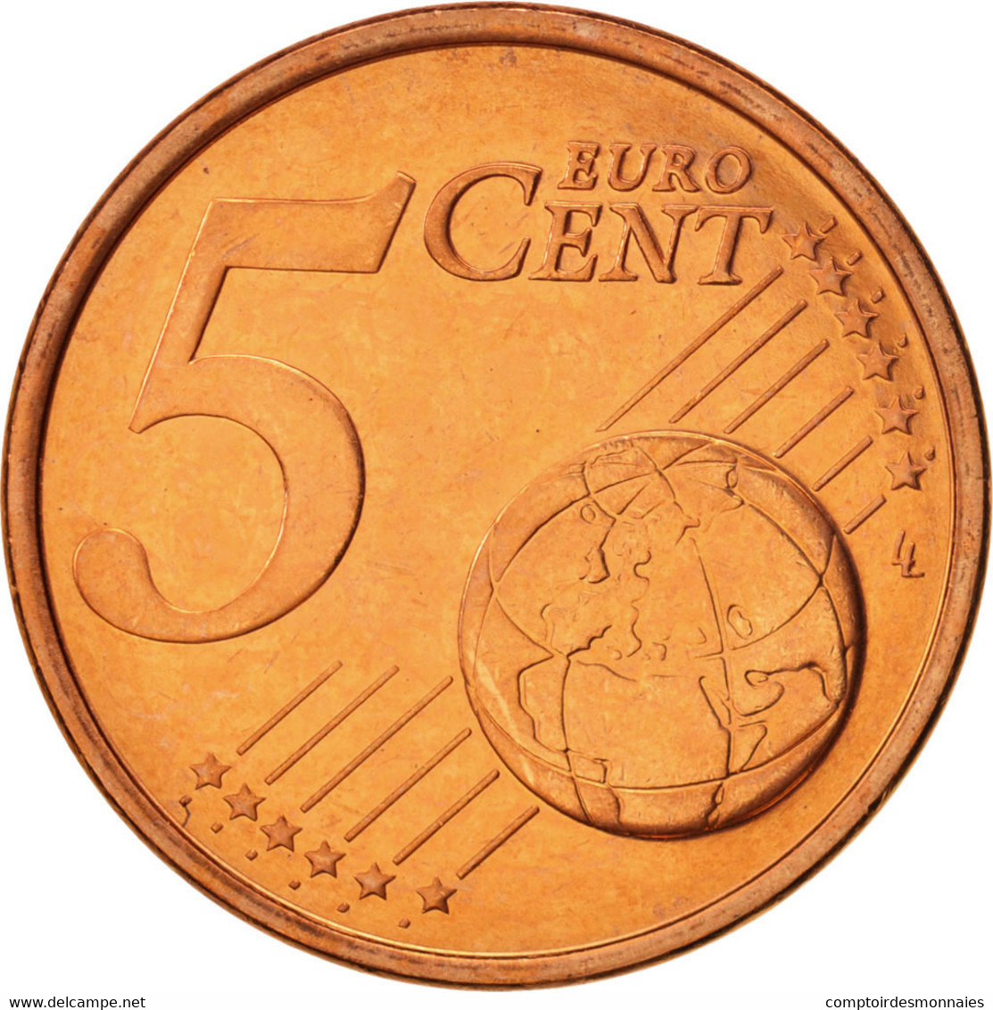 Chypre, 5 Euro Cent, 2008, SPL+, Copper Plated Steel, KM:80 - Zypern