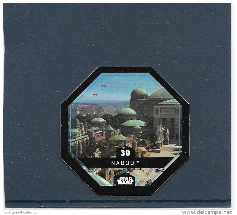 JETON 2015 COLLECTOR. STAR WARS ( LECLERC ). NABOO. N° 39 .COSMIC SHELLS - Episode II