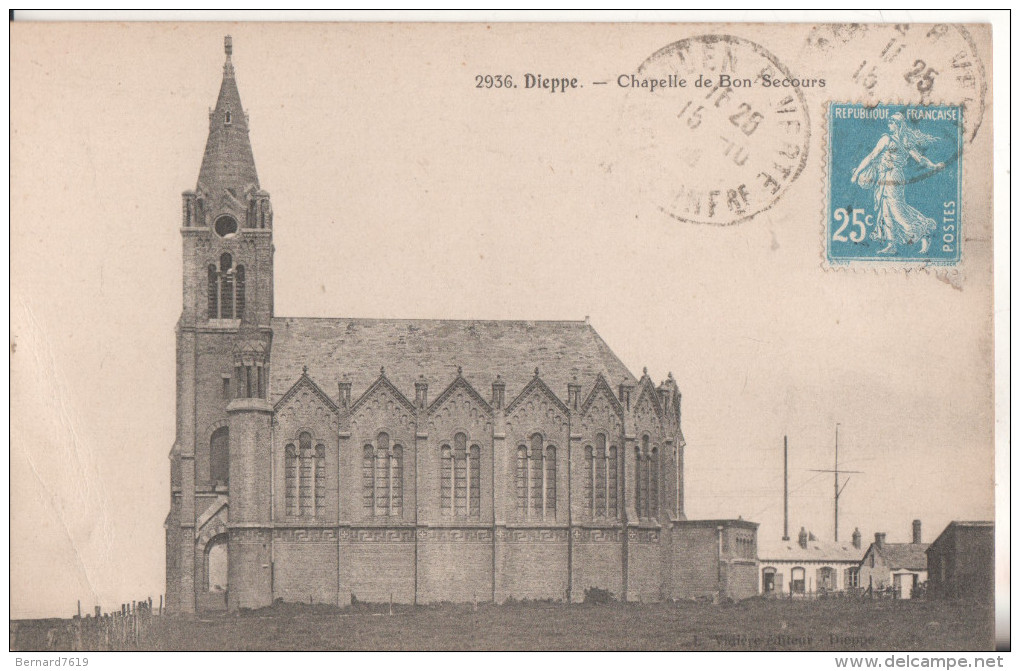 76 Dieppe  Eglise Notre Dame De  Bon-secours - Dieppe