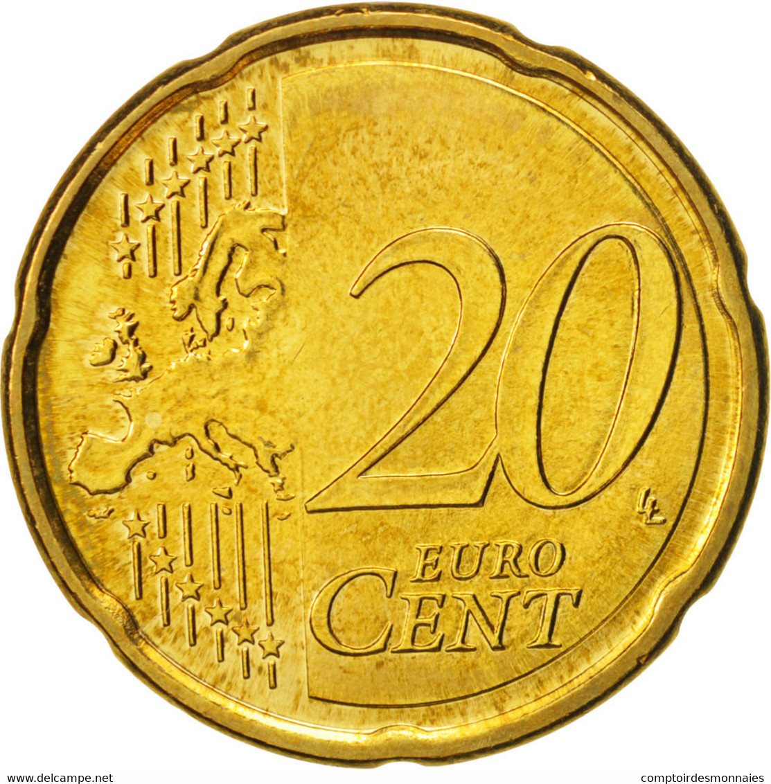 Slovaquie, 20 Euro Cent, 2009, FDC, Laiton, KM:99 - Slowakije