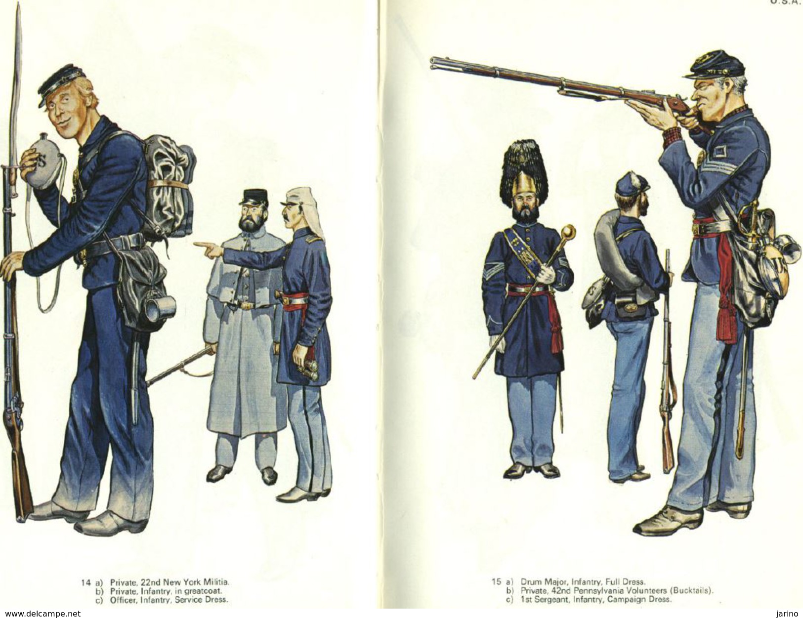 Uniforms Of The American Civil War In Colour 1861-1865,99 Pages Sur DVD,more Than 210 Uniforms Photos And Described - Uniformen