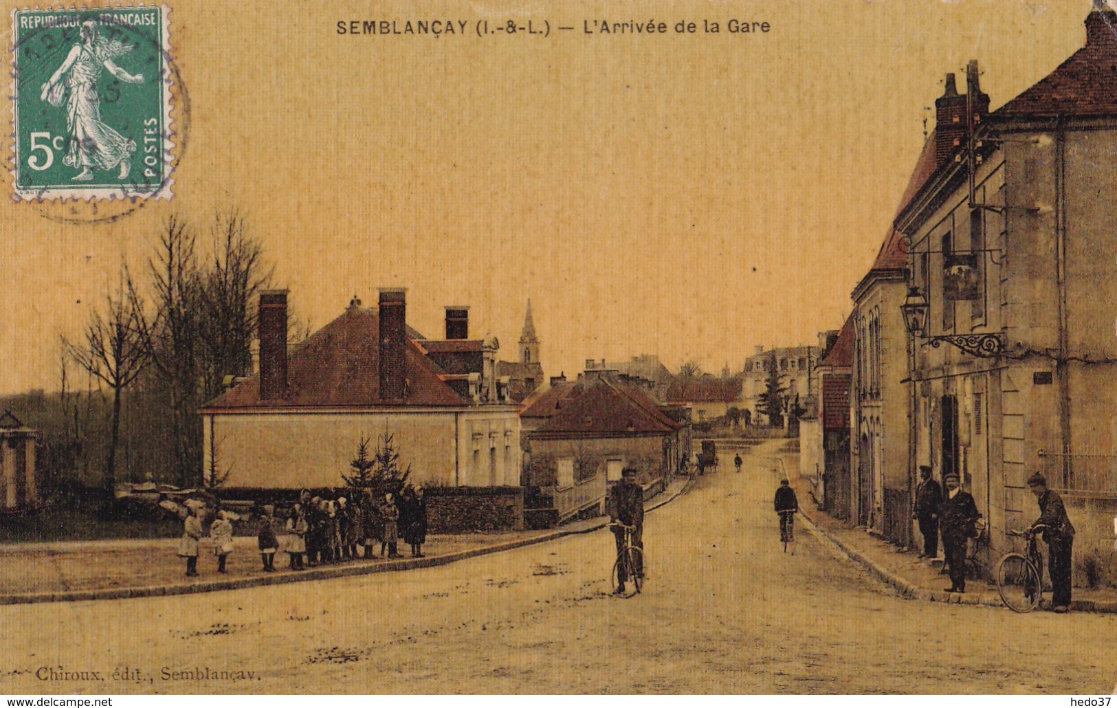 Semblançay - L'Arrivée De La Gare - Semblançay