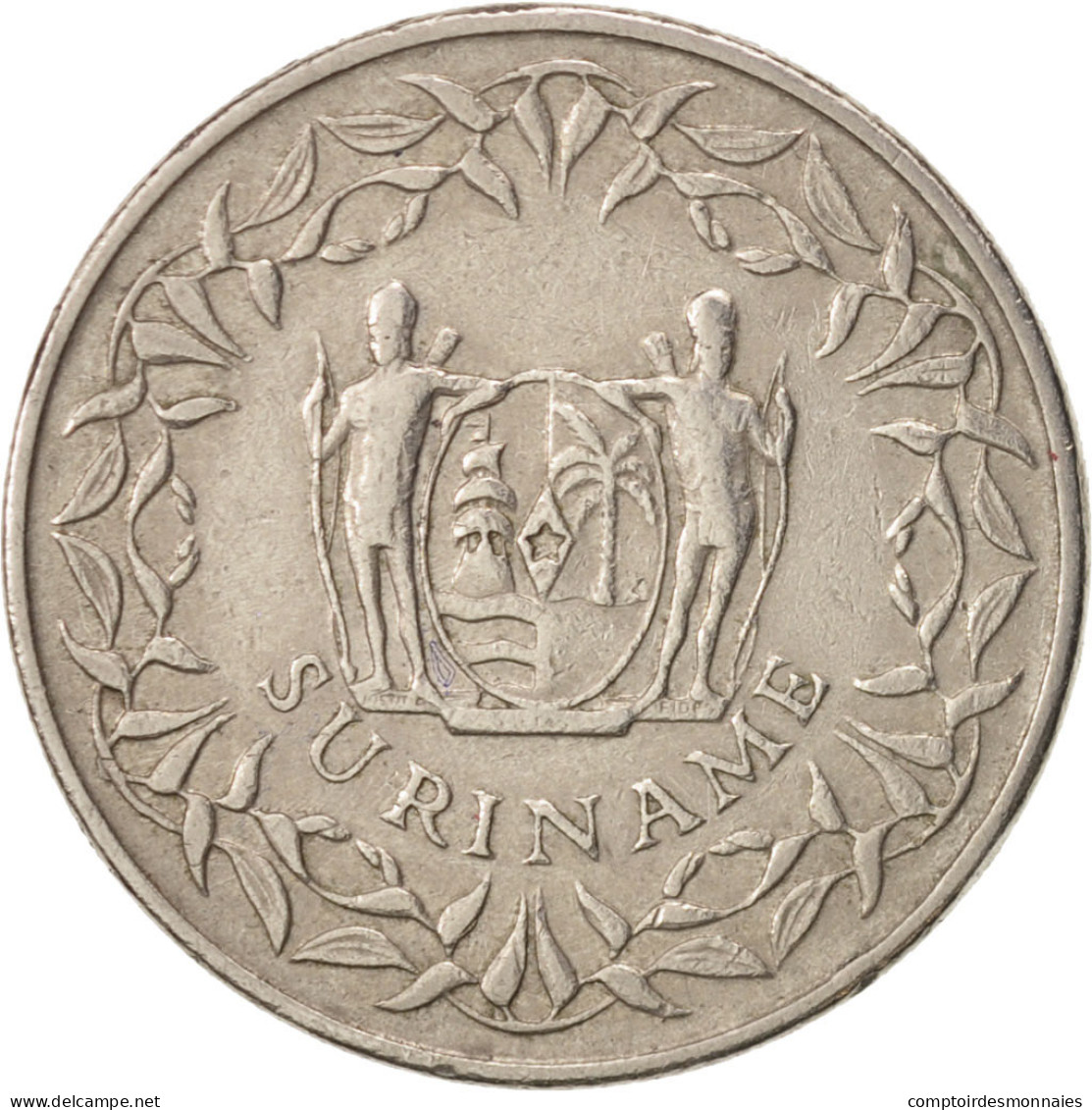 Monnaie, Surinam, 100 Cents, 1988, TTB+, Copper-nickel, KM:23 - Suriname 1975 - ...
