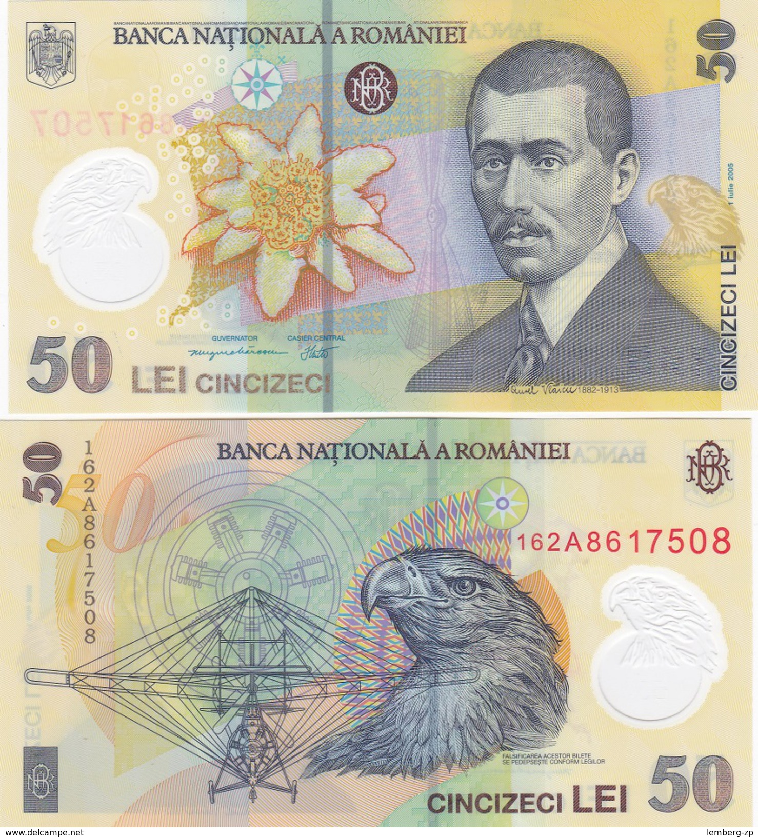 Romania - 50 Lei (2005) 2016 UNC Lemberg-Zp - Romania