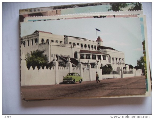 Tanzania Tanganyika Zanzibar Palace And Old Car - Tanzania