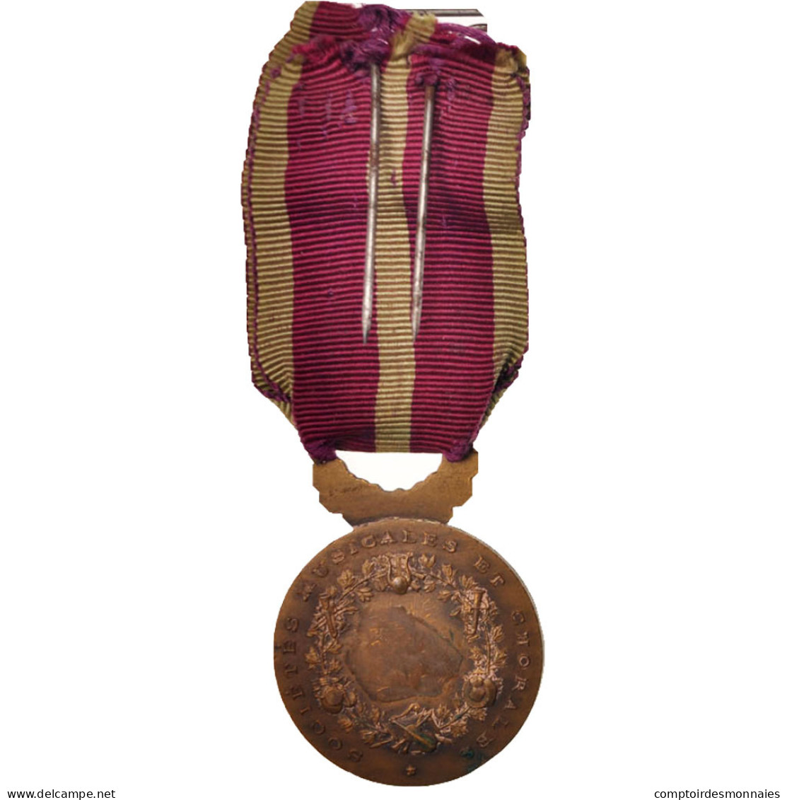 France, Sociétés Musicales Et Chorales, Medal, Good Quality, Bronze, 32.4 - Autres