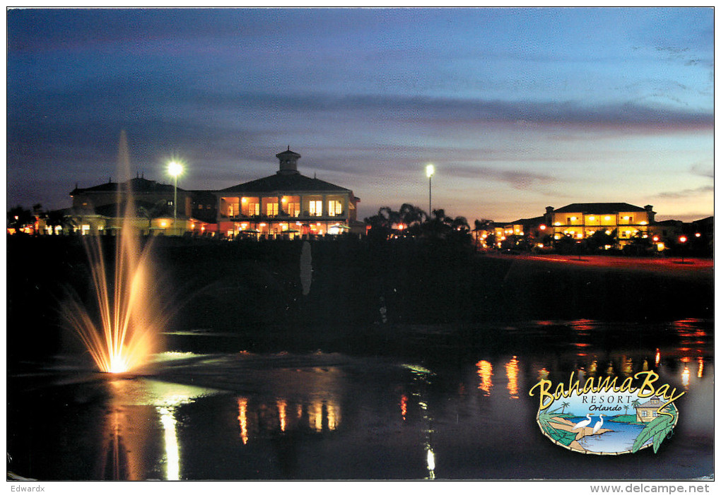 Bahama Bay Resort Hotel, Orlando, Florida, United States US Postcard Posted 2007 Stamp - Orlando