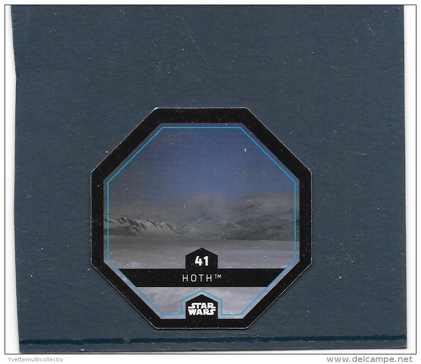 JETON 2015 COLLECTOR. STAR WARS ( LECLERC ). HOTH. N° 41 .COSMIC SHELLS - Episode II