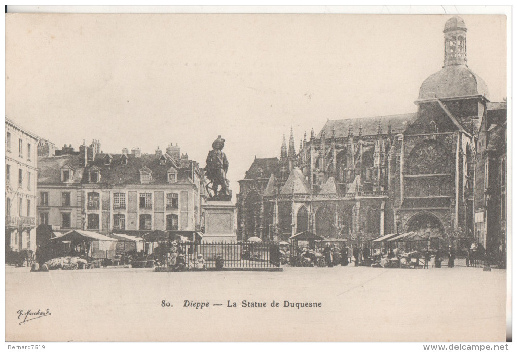 76 Dieppe Le Monument De Ququesne - Dieppe