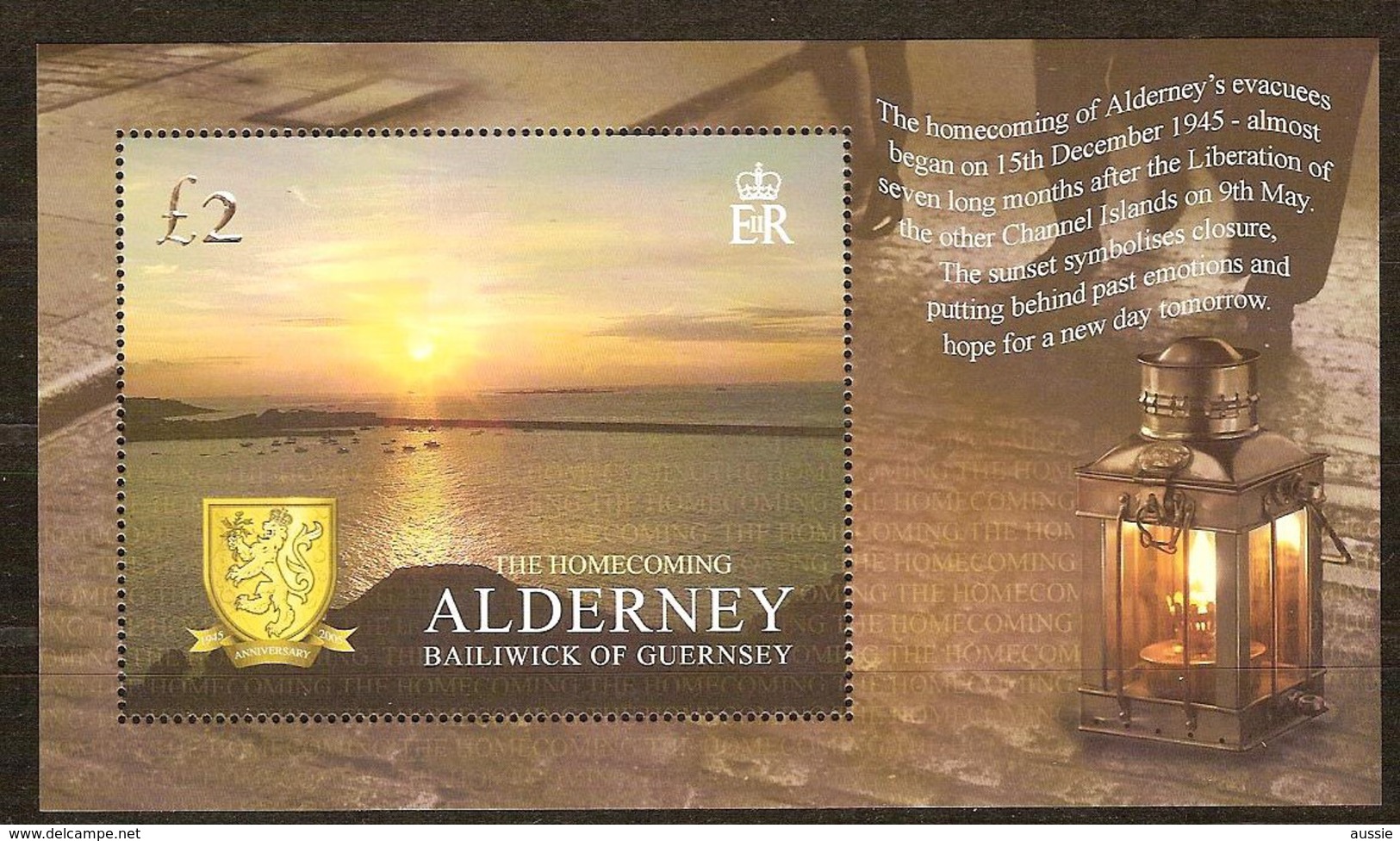 Alderney Aurigny 2005 Yvert Bloc 17 *** MNH Cote 10 Euro - Alderney