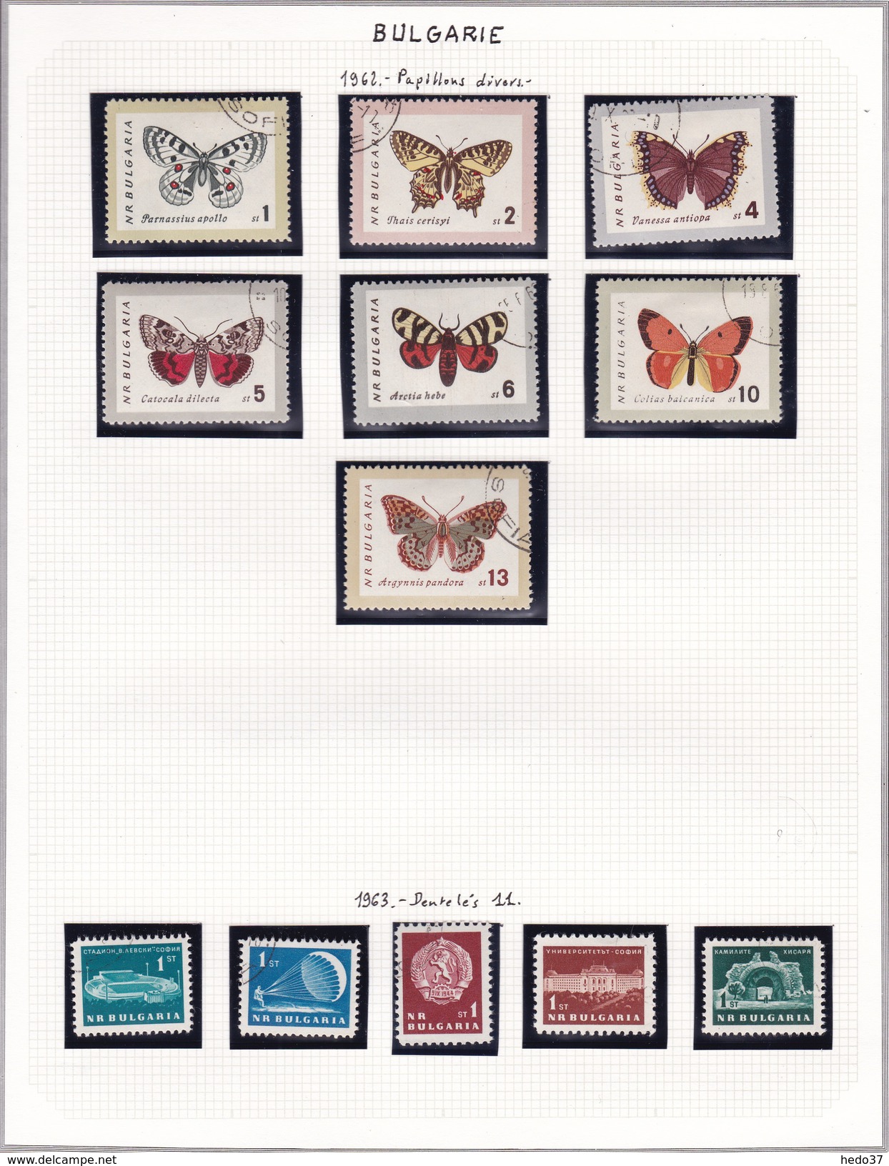 Bulgarie - Collection Vendue Page Par Page - Timbres Neufs *(avec Charnière) / Oblitérés- Qualité B/TB - Used Stamps