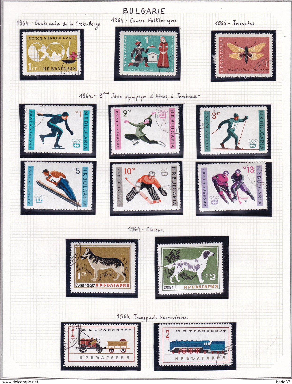 Bulgarie - Collection Vendue Page Par Page - Timbres Neufs *(avec Charnière) / Oblitérés- Qualité B/TB - Used Stamps