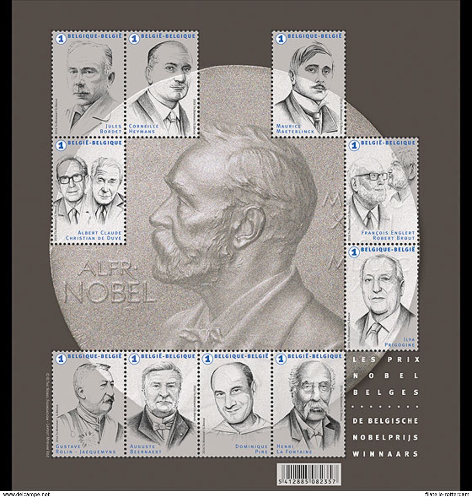 België / Belgium - Postfris / MNH - Sheet Nobel Prijs 2016 - Nuevos