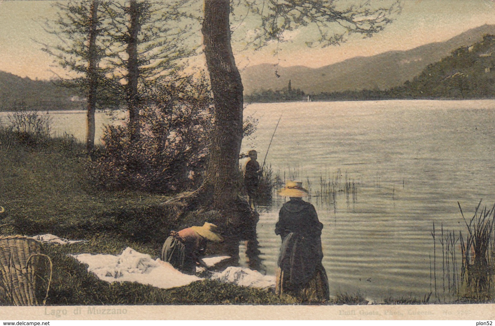 10815-LAGO DI MUZZANO-LAVANDAIE-1910-FP - Muzzano