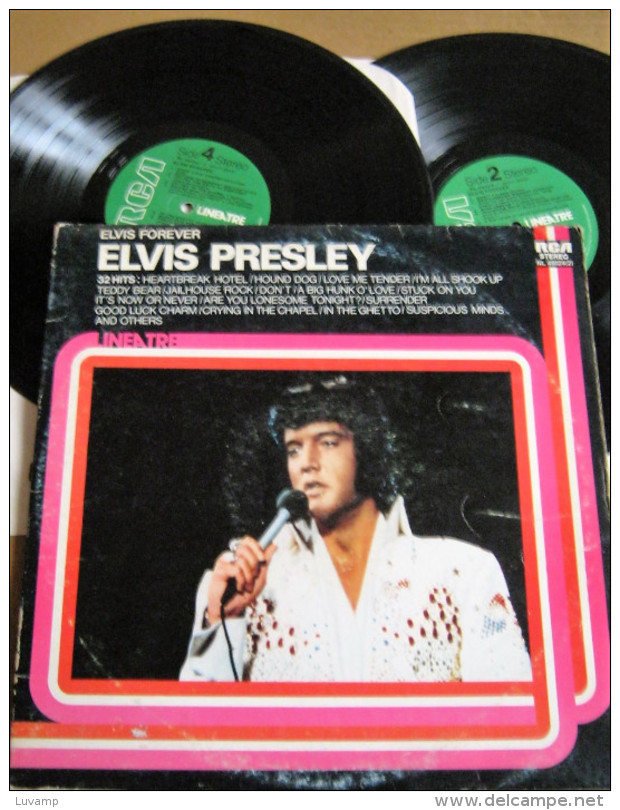 ELVIS PRESLEY FOREVER 2 LP -- APRILE 1975- LINEA TRE- RCA NL 48024 (2) (150616) - Hard Rock & Metal