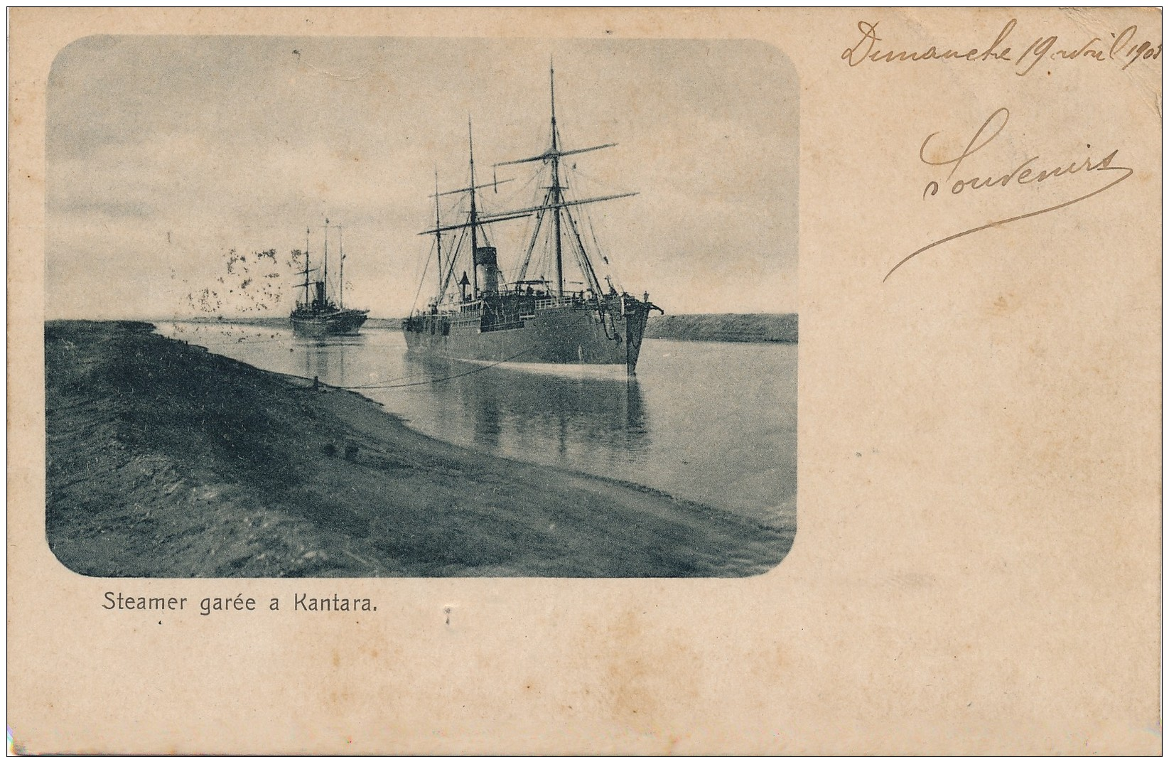 ALGÉRIE - Steamer Garée à Kantara - Batna