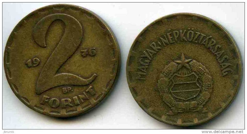 Hongrie Hungary 2 Forint 1976 KM 591 - Hungría