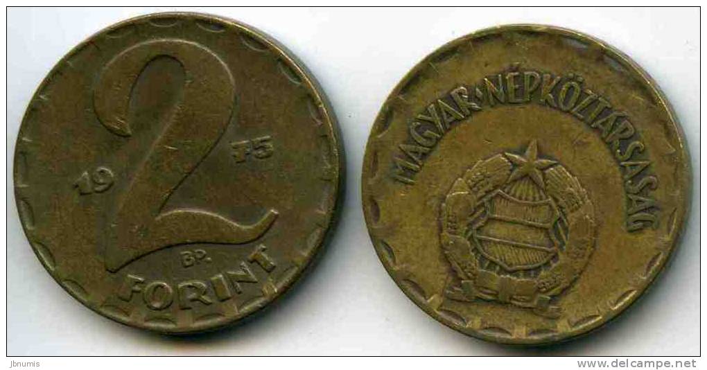 Hongrie Hungary 2 Forint 1975 KM 591 - Hongrie